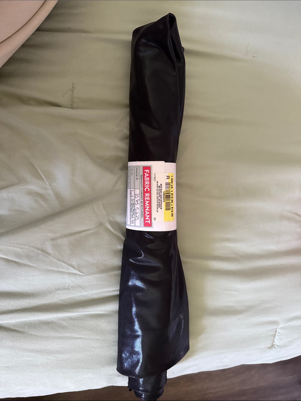 Wood Black- Black Mystique 58” Fabric Remnant Roll